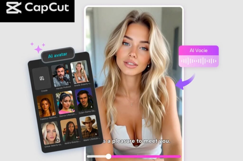 AI Avatar Animation in CapCut Desktop Video Editor