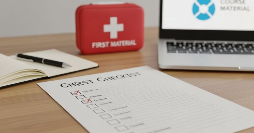 Checklist for Emergency Preparedness Courses