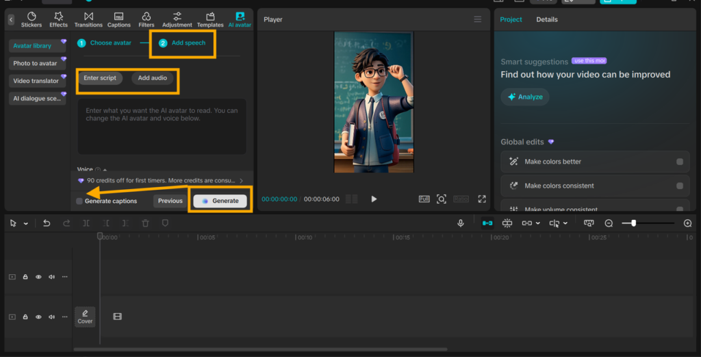Put Speech in Your Avatar